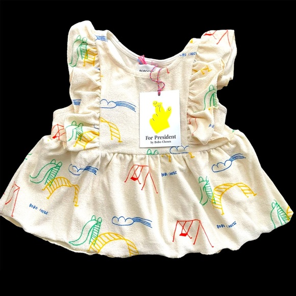 BOBO CHOSES RUFFLE TOP - Picture 1 of 2